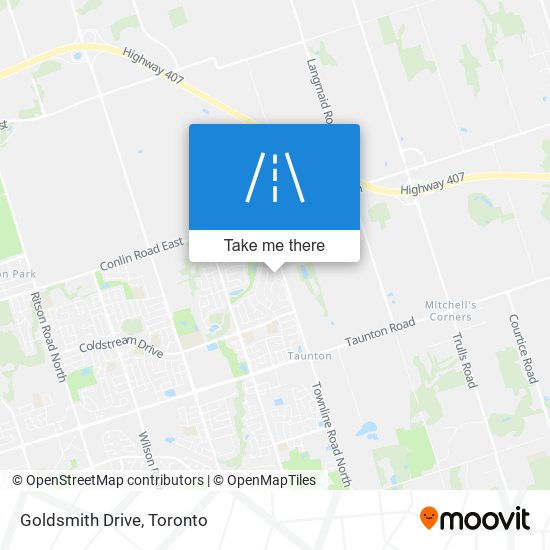 Goldsmith Drive map