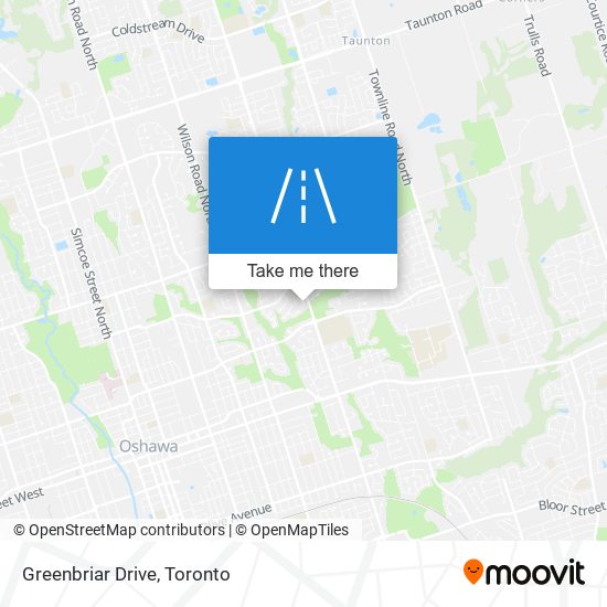 Greenbriar Drive map