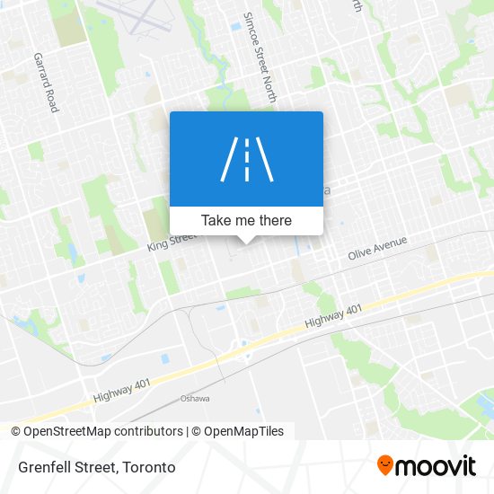 Grenfell Street map