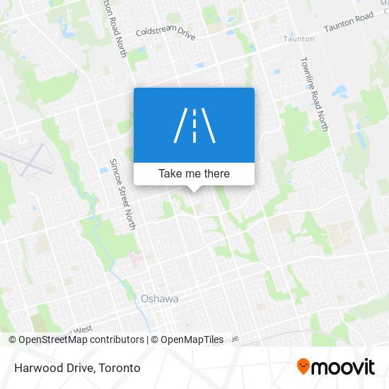 Harwood Drive map