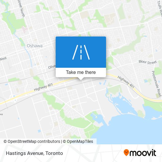 Hastings Avenue map