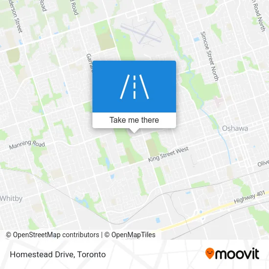 Homestead Drive map