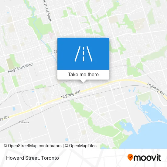 Howard Street map