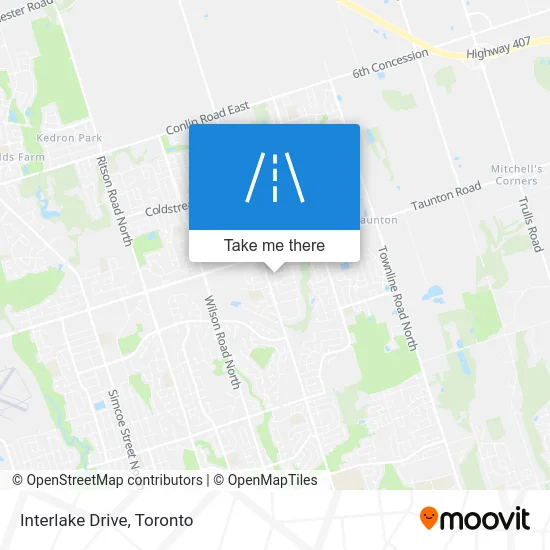 Interlake Drive map