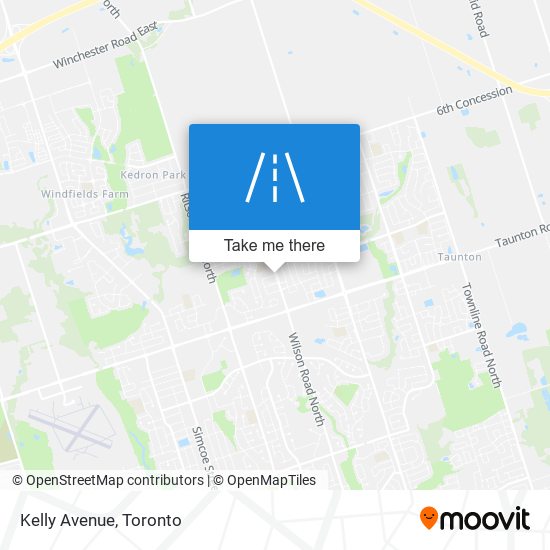 Kelly Avenue map