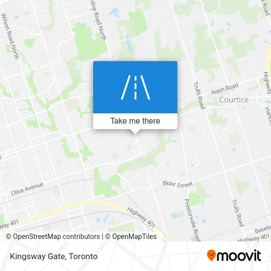 Kingsway Gate map