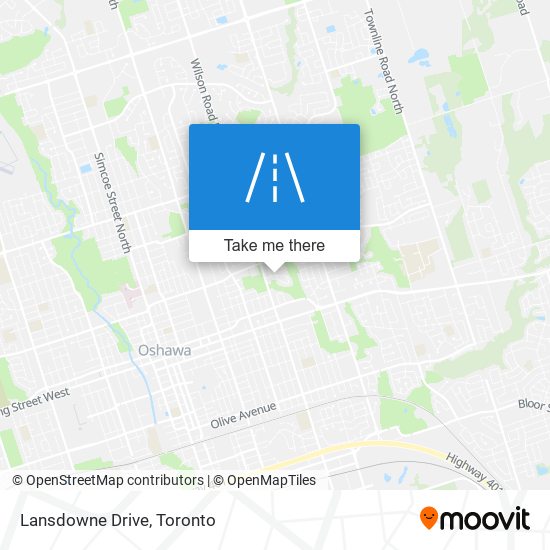 Lansdowne Drive map