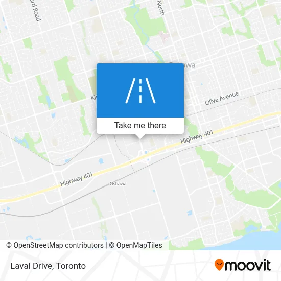Laval Drive map