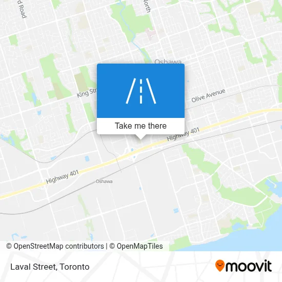 Laval Street map