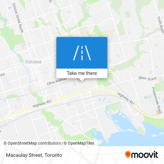 Macaulay Street map