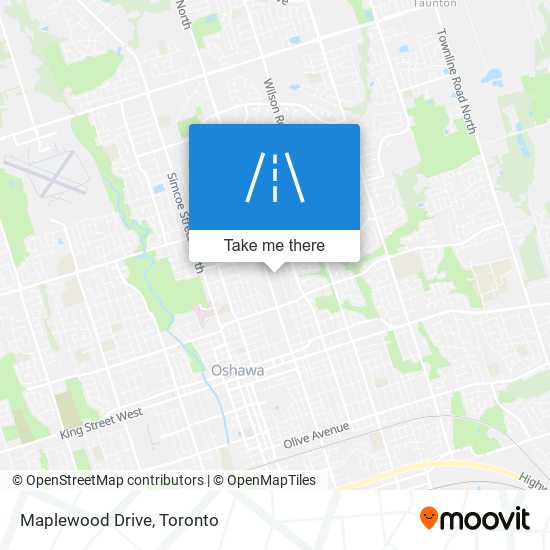 Maplewood Drive map