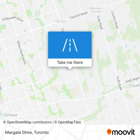 Margate Drive map