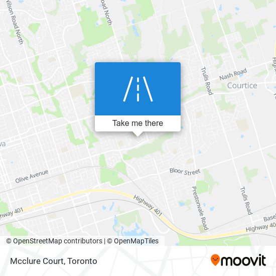 Mcclure Court map