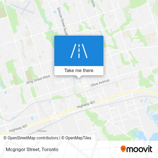 Mcgrigor Street map