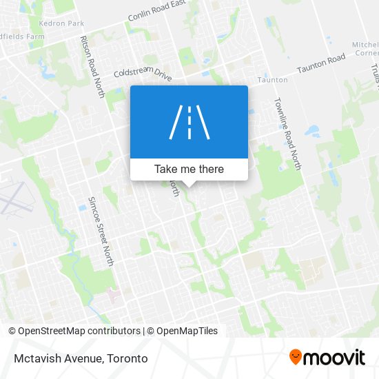 Mctavish Avenue map