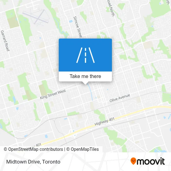 Midtown Drive map