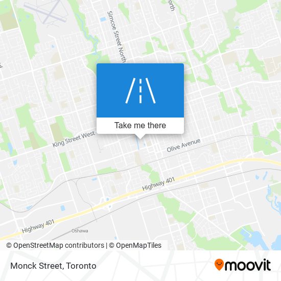 Monck Street map