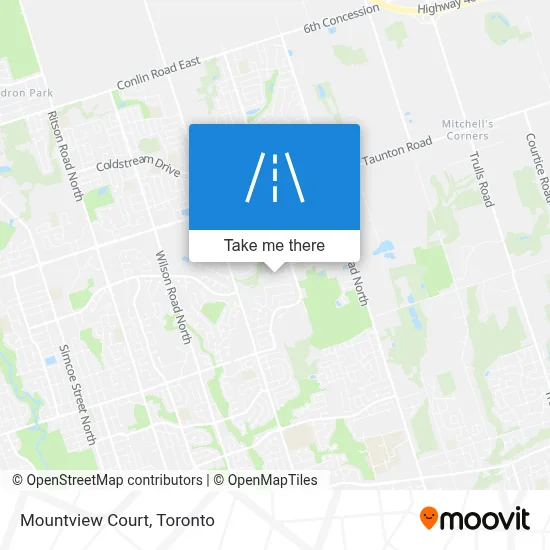 Mountview Court map