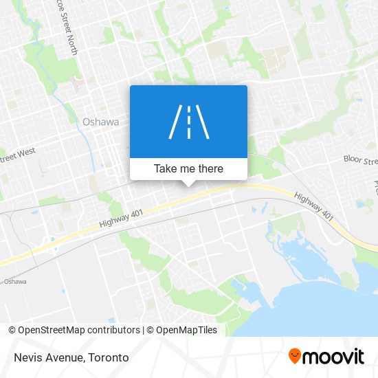 Nevis Avenue map