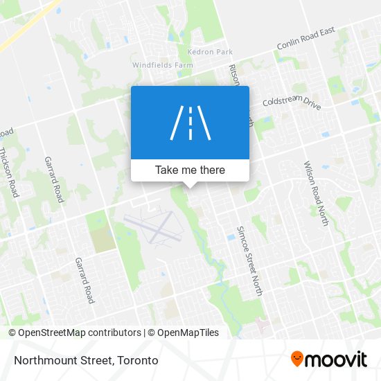 Northmount Street map