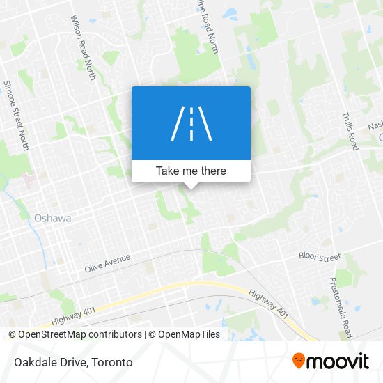 Oakdale Drive map