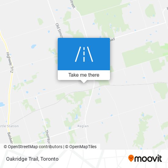 Oakridge Trail map