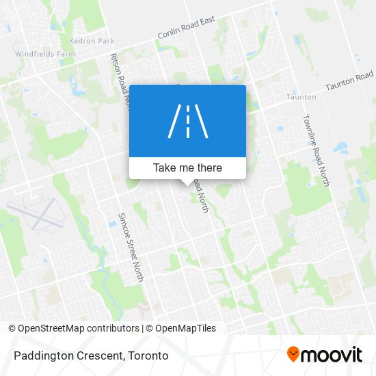 Paddington Crescent map