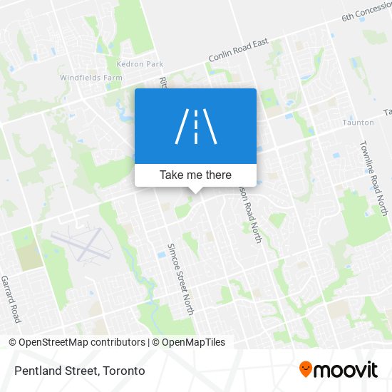 Pentland Street map