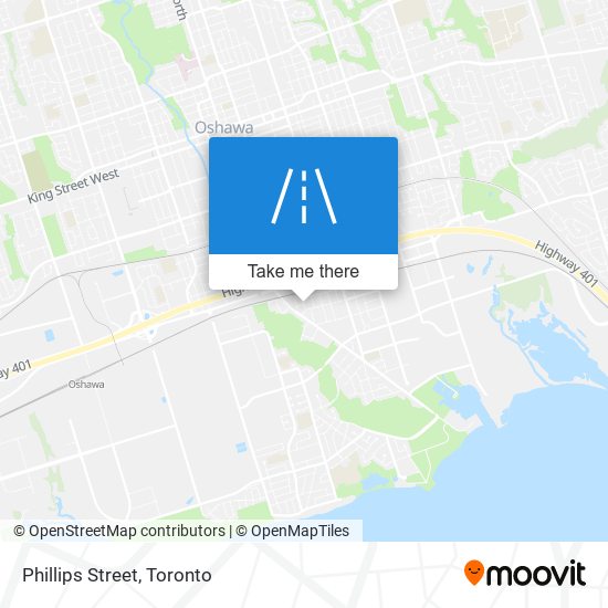 Phillips Street map