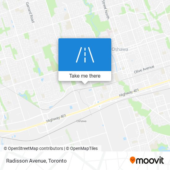 Radisson Avenue map