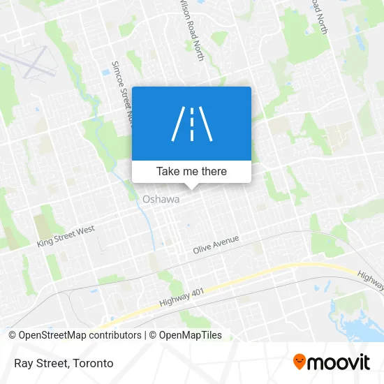 Ray Street map