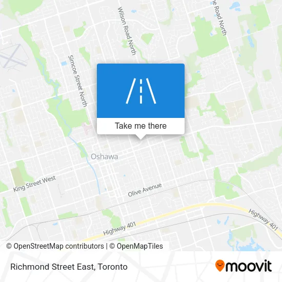 Richmond Street East map