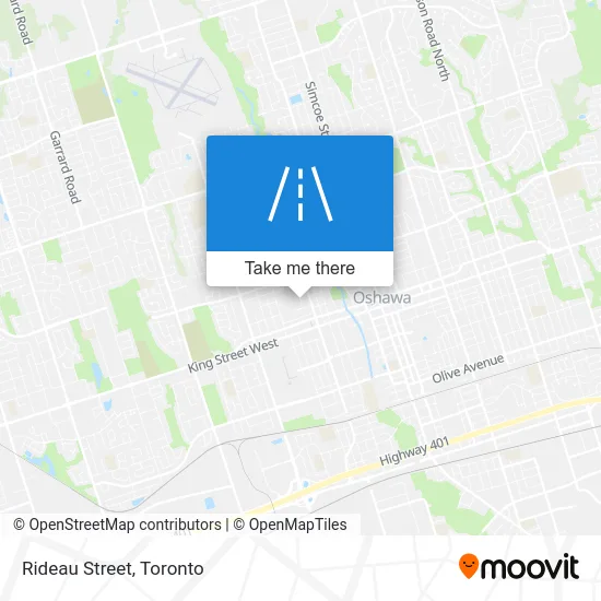 Rideau Street map