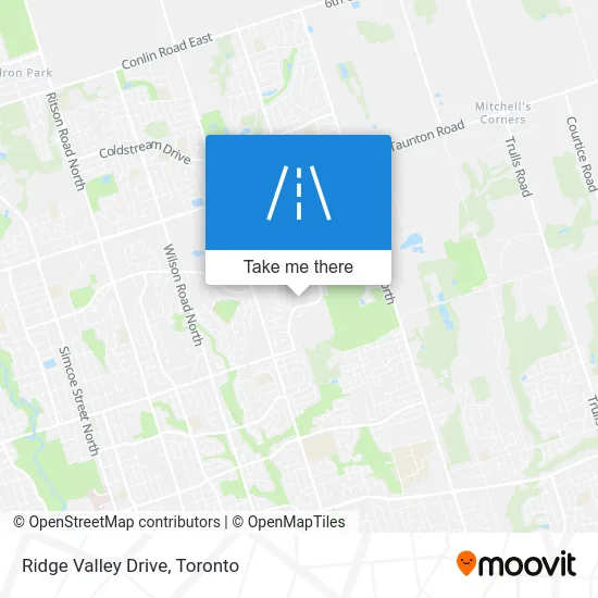 Ridge Valley Drive map