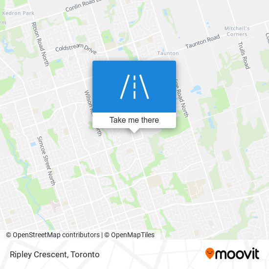 Ripley Crescent map