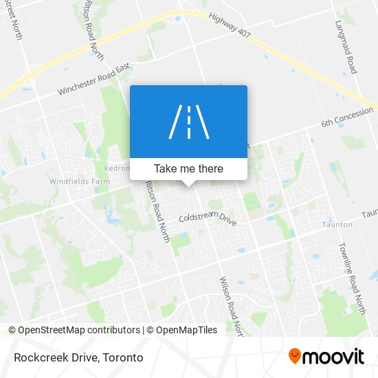 Rockcreek Drive map