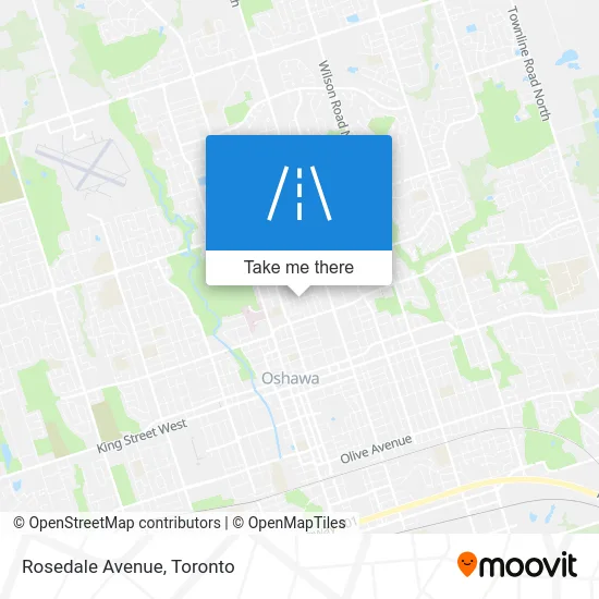 Rosedale Avenue map