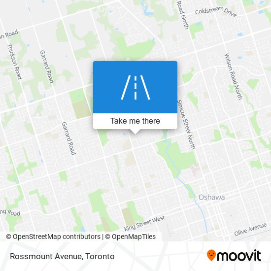 Rossmount Avenue map