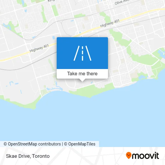 Skae Drive map