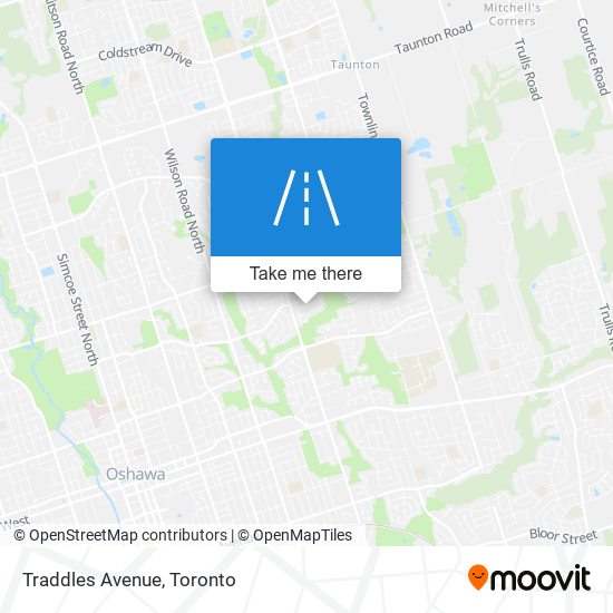 Traddles Avenue map