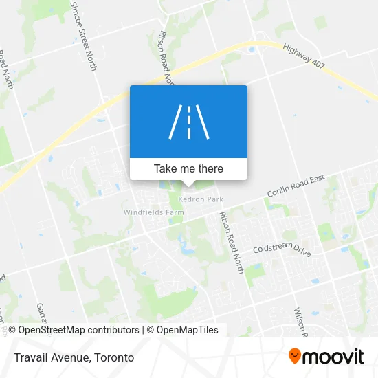 Travail Avenue plan
