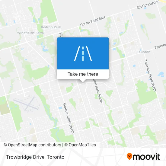 Trowbridge Drive map