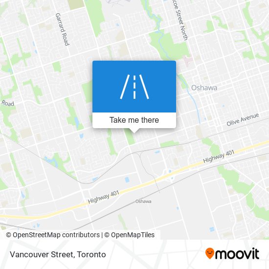 Vancouver Street map