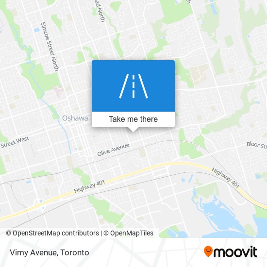 Vimy Avenue plan