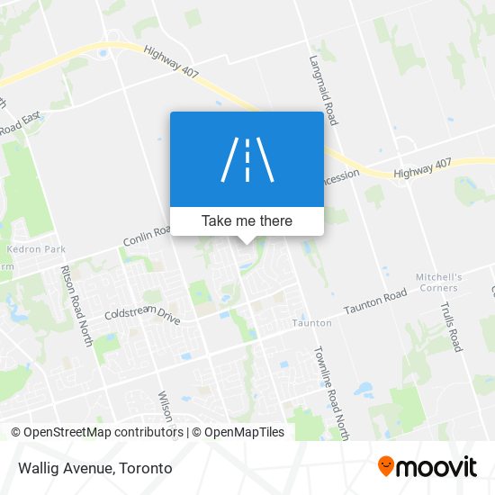 Wallig Avenue map