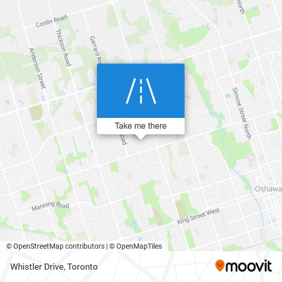 Whistler Drive map