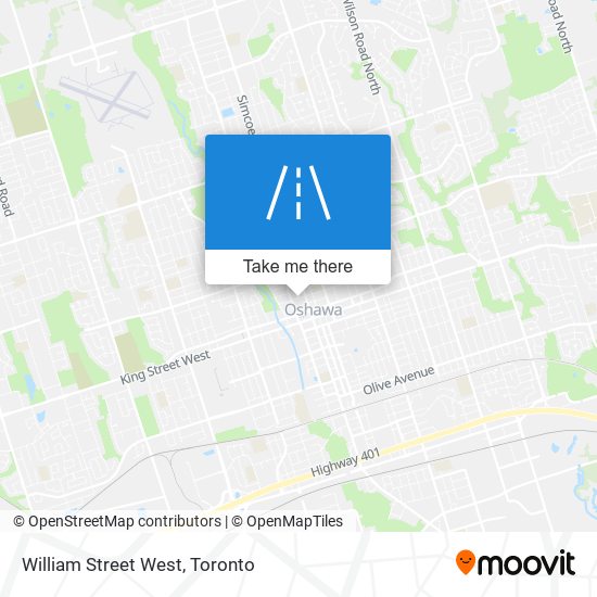 William Street West map