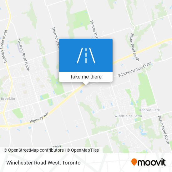 Winchester Road West plan
