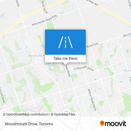 Woodmount Drive map