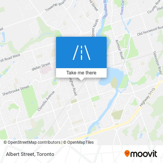 Albert Street map